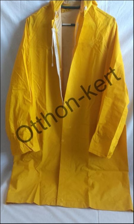 Esőköpeny PVC sárga 120cm 