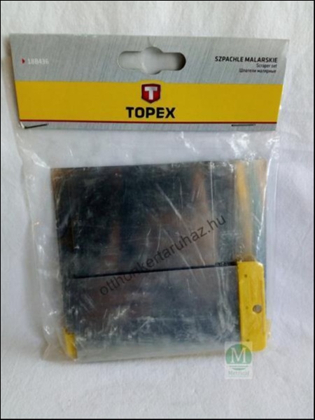Topex spatulya, 4 db‑os készlet