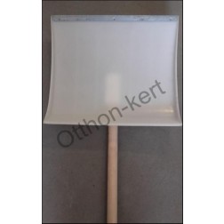 Hólapát fehér műanyag élvédős nyéllel 39cm