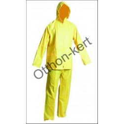 Esőruha PVC sárga "XL"