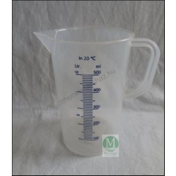 Mérőkancsó PP (hő-vegyszerálló) 500 ml