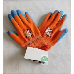 Kesztyű gyerek orange latex 6-os