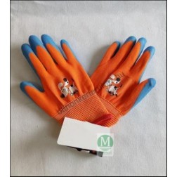 Kesztyű gyerek orange latex 3-as