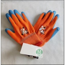 Kesztyű gyerek orange latex 2-es